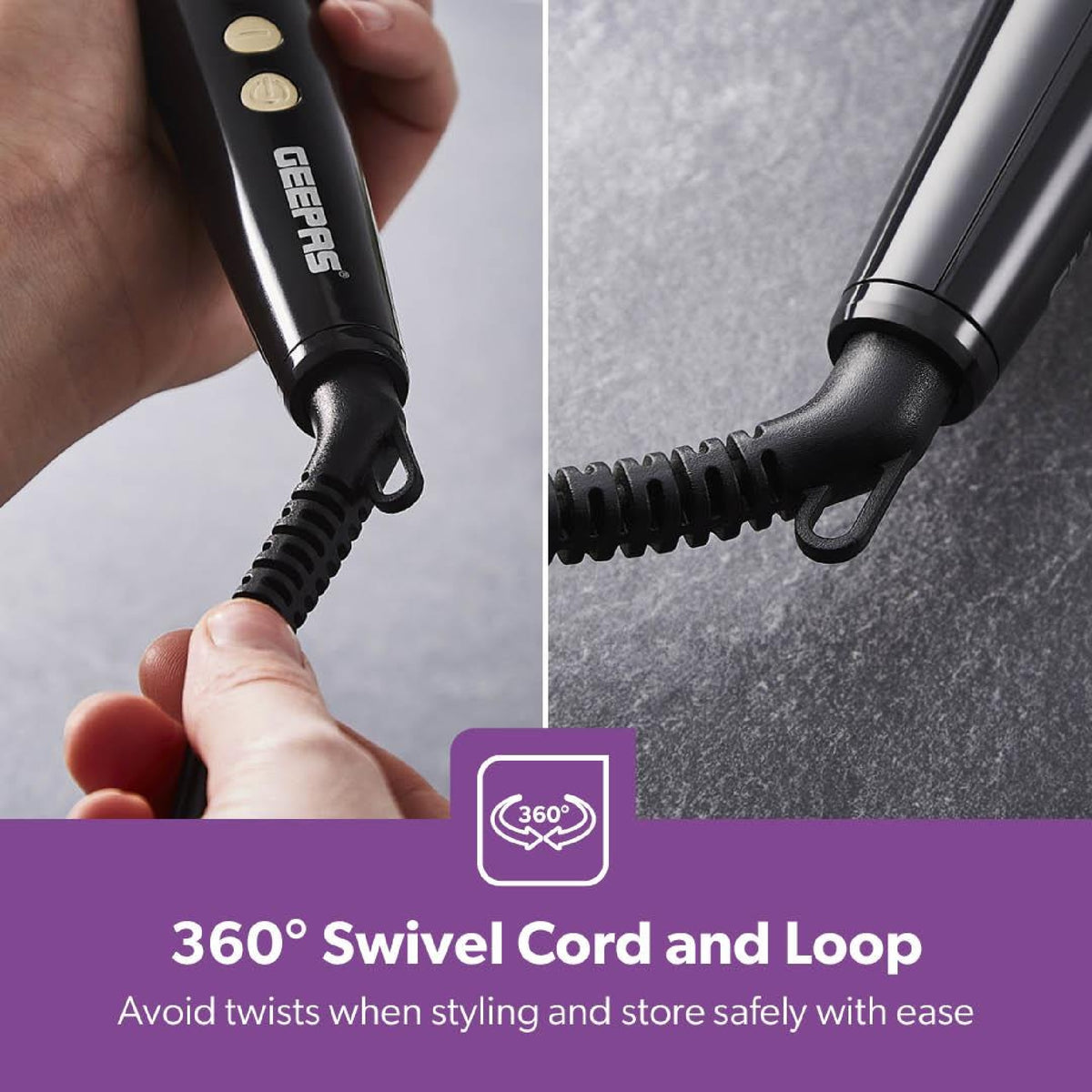 DIGITAL CERAMIC CURLING IRON 50W WI