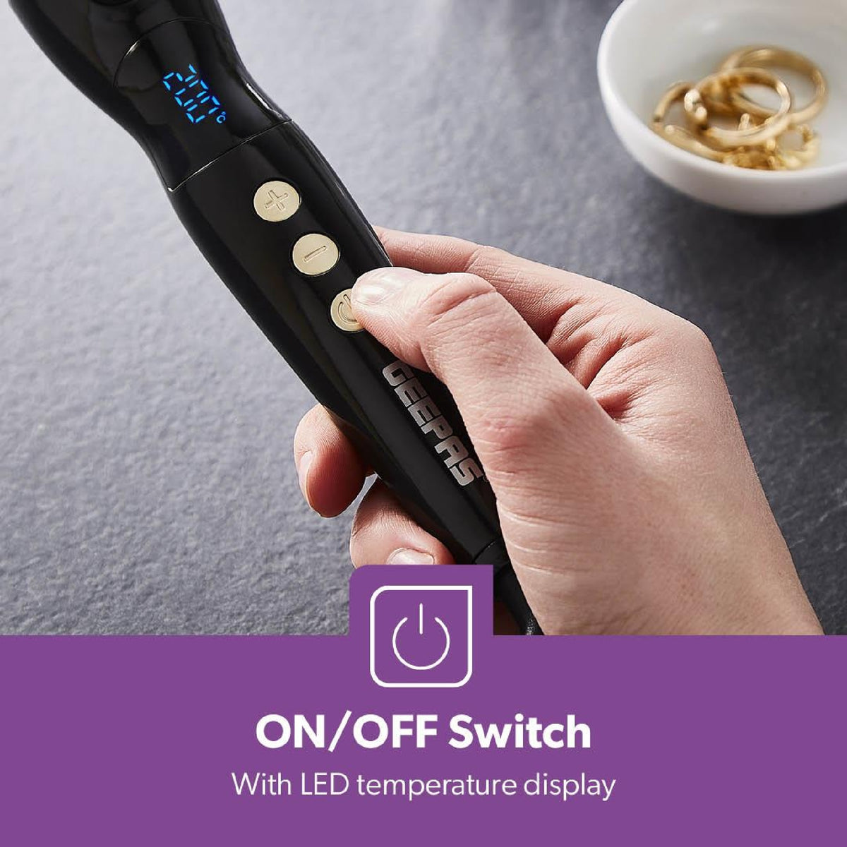 DIGITAL CERAMIC CURLING IRON 50W WI