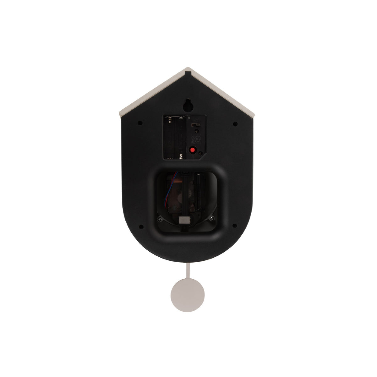 Karlsson Grato Cuckoo Wall Clock - Black & Grey