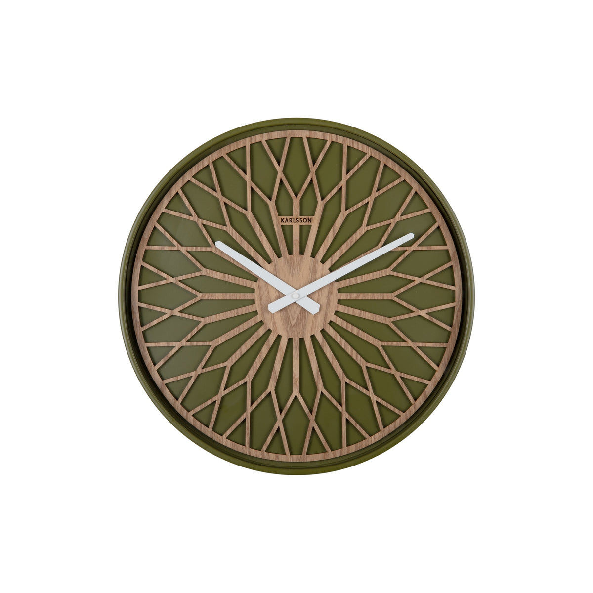 Karlsson Girasol Wall Clock - Luxury Green