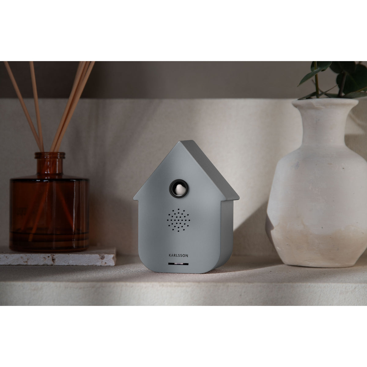 Karlsson Modern Cuckoo Sound Box - Mouse Grey