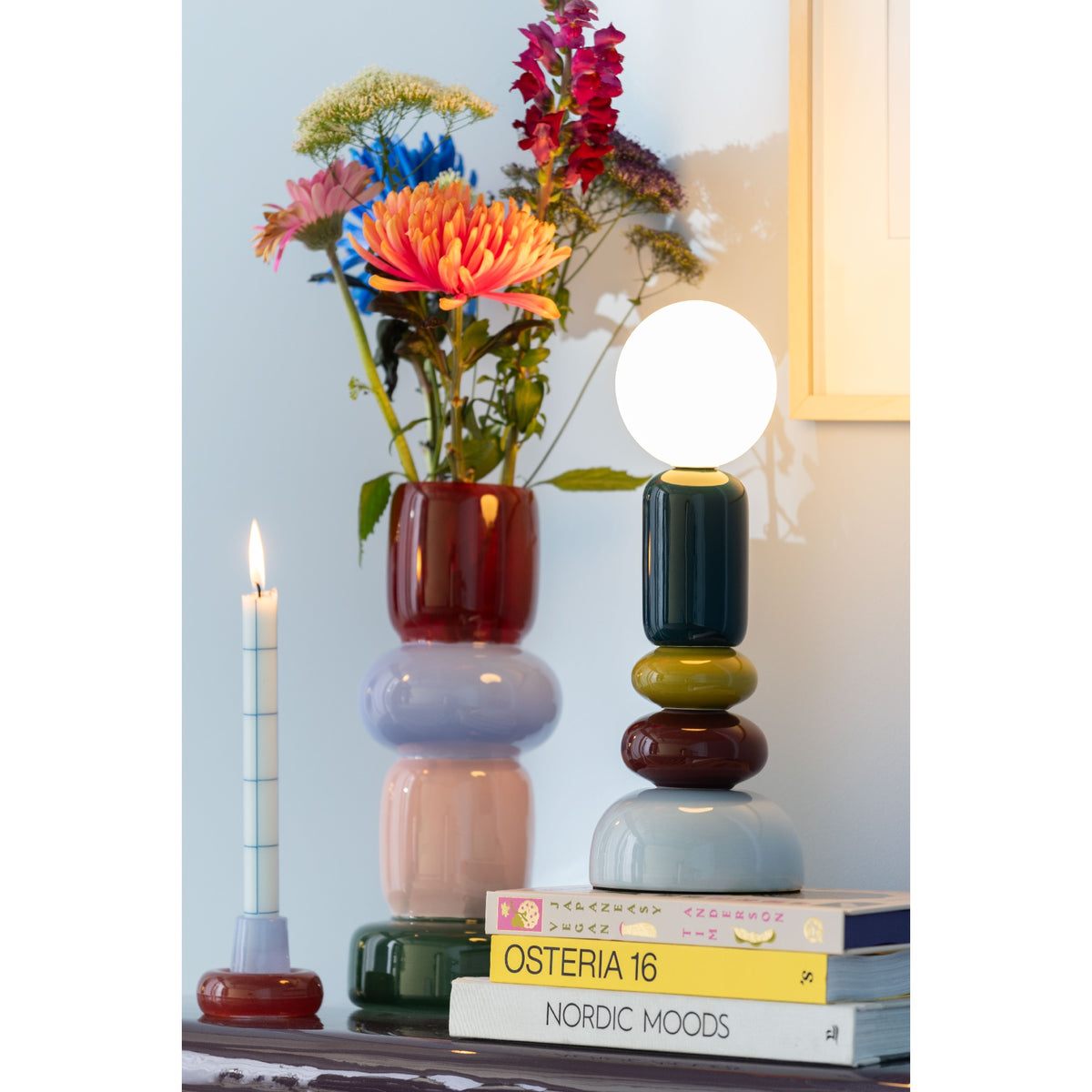 Leitmotiv Table Lamp Burano - Multicolour