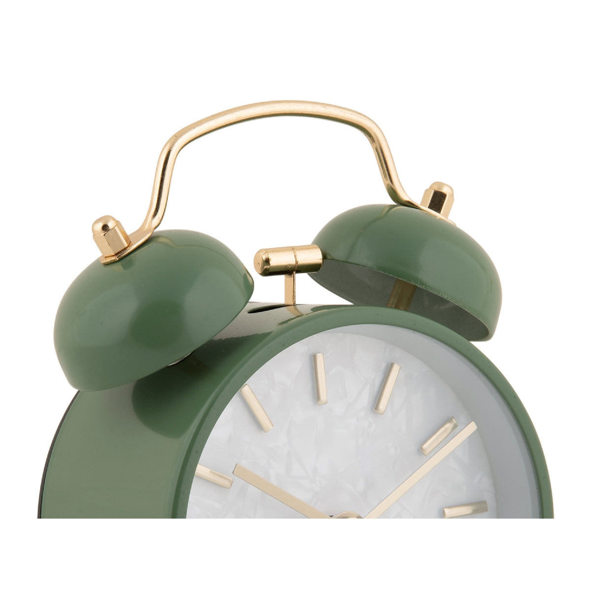 Karlsson Pearl Glow Alarm Clock - Jungle Green