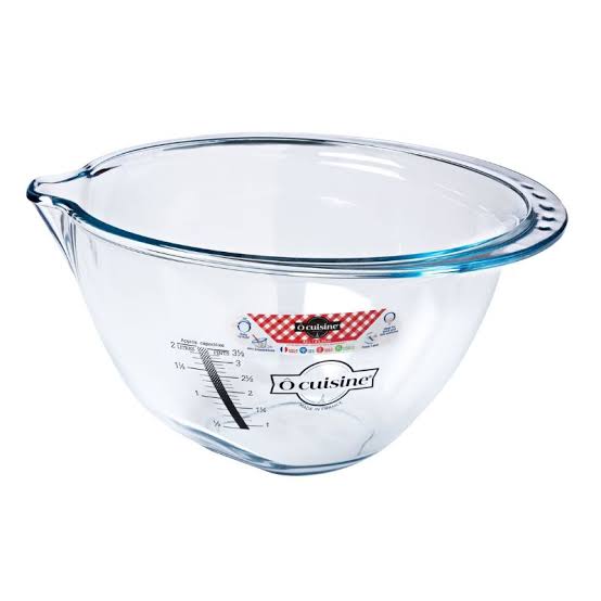 O'Cuisine Expert Glass Mixing Bowl, 4.2L - PYREX & GLASS OVENWARE - Beattys of Loughrea