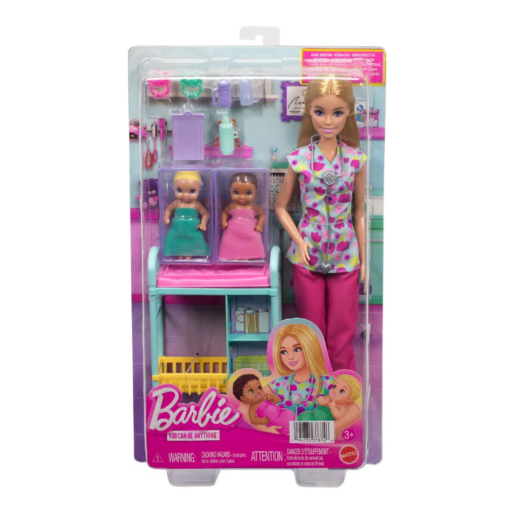 Barbie Careers Baby Doctor Nurturing Playset