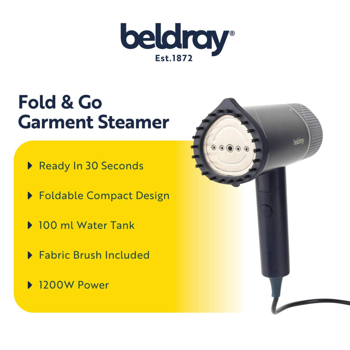 Beldray Fold & Go Garment Steamer
