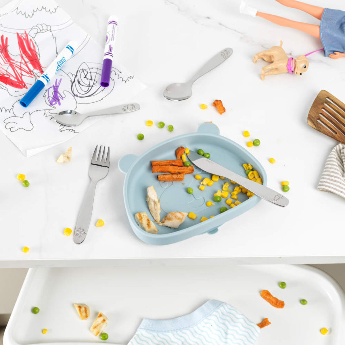 Salter 12 Piece Kids Cutlery Set, Dinosaurs