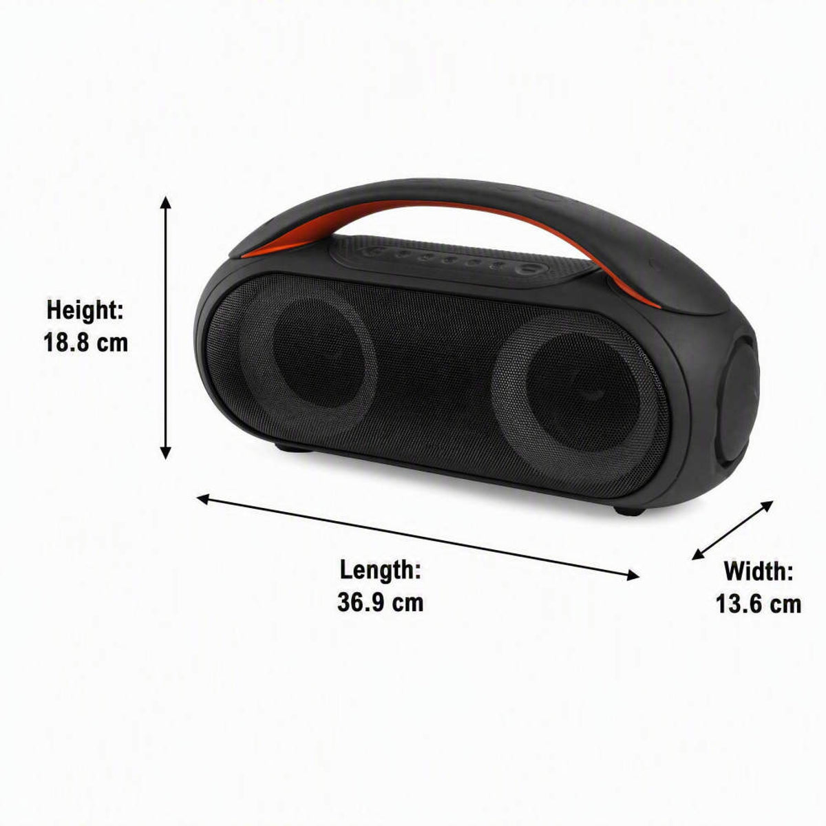 Intempo Party Boombox Speaker, Black