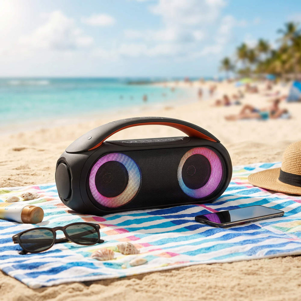 Intempo Party Boombox Speaker, Black