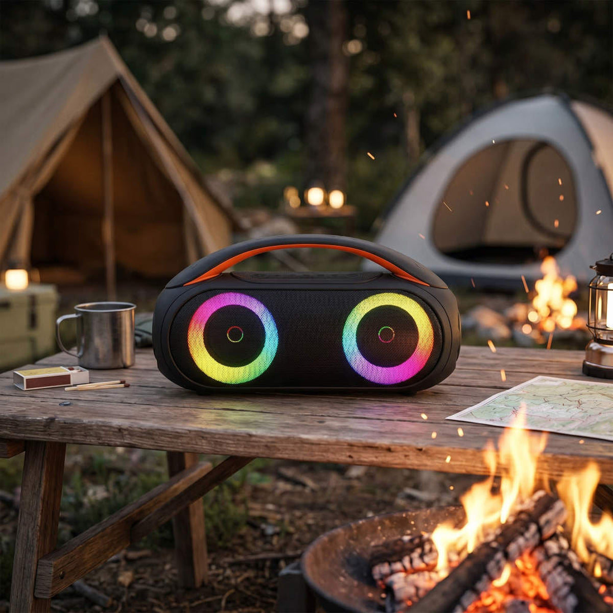 Intempo Party Boombox Speaker, Black