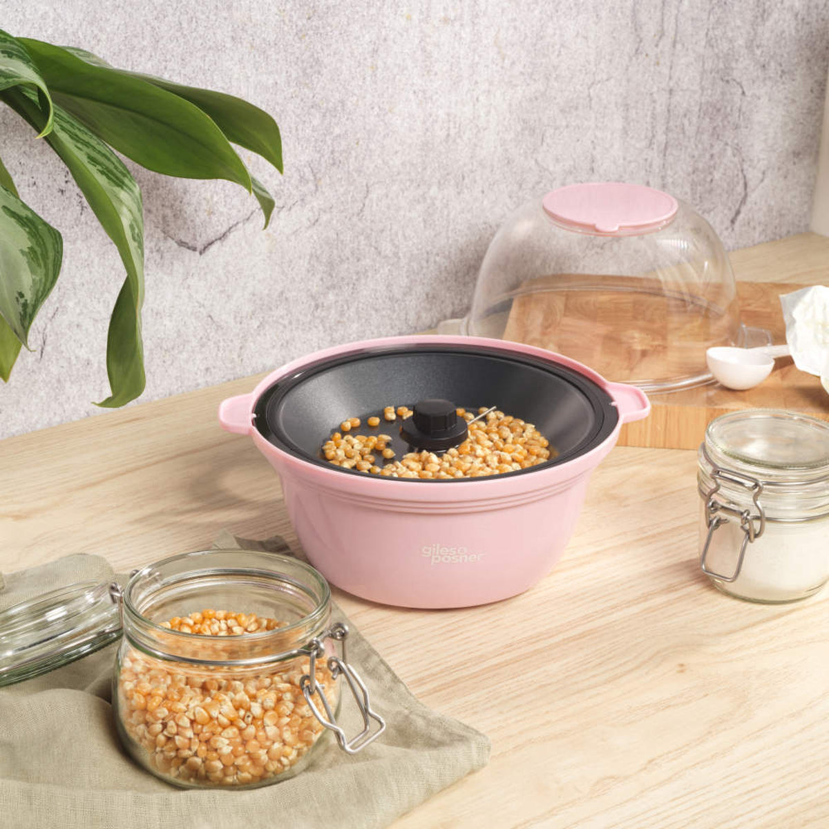 Giles & Posner Sorbet Mini Popcorn Maker, Gloss Pink