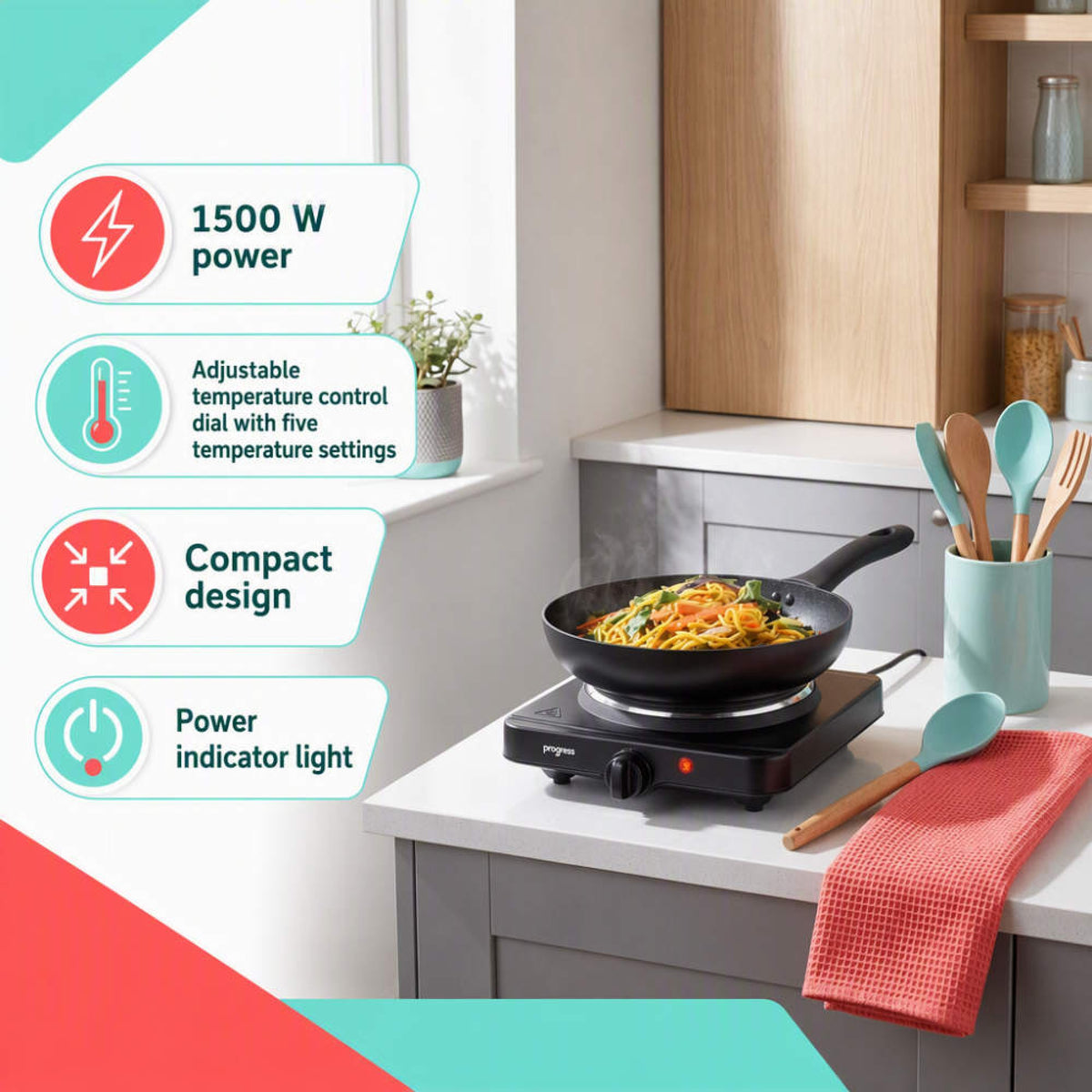 Progress Single Hot Plate