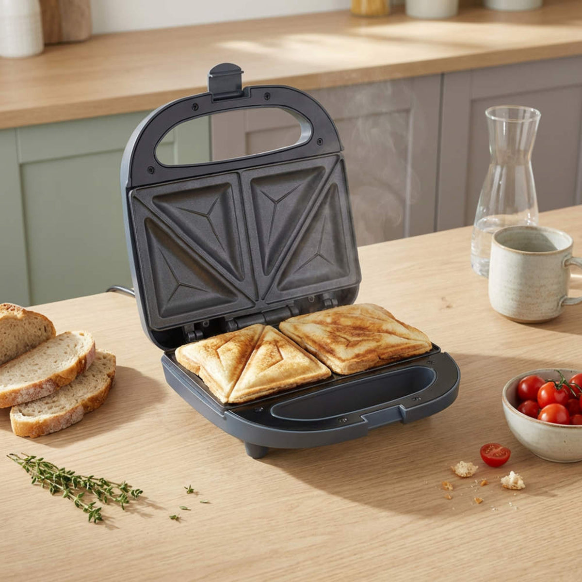 Progress Mellow 2-Slice Sandwich Maker, Blue
