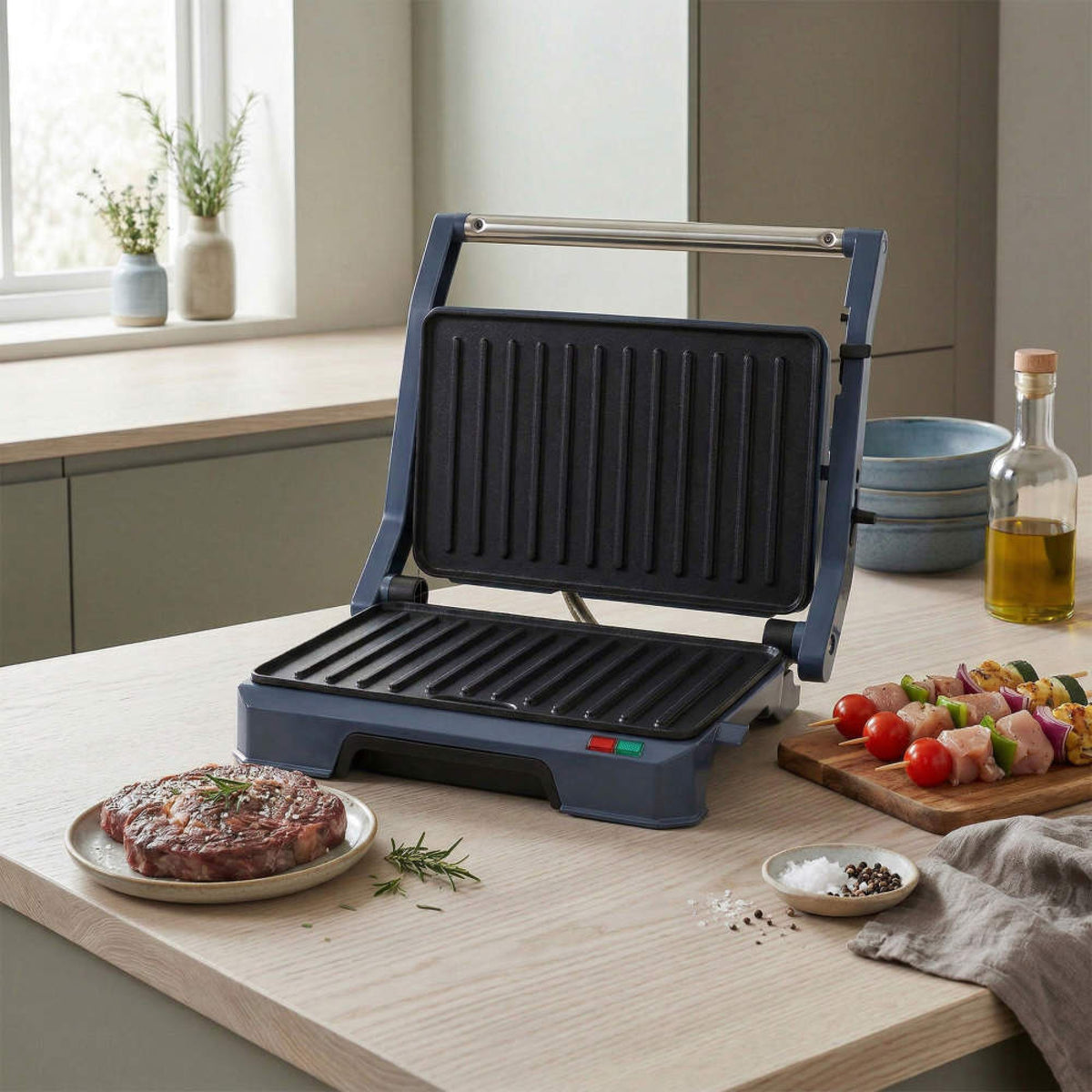 Progress Mellow 180° Health Grill, Blue