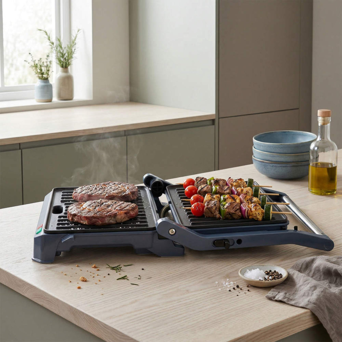 Progress Mellow 180° Health Grill, Blue