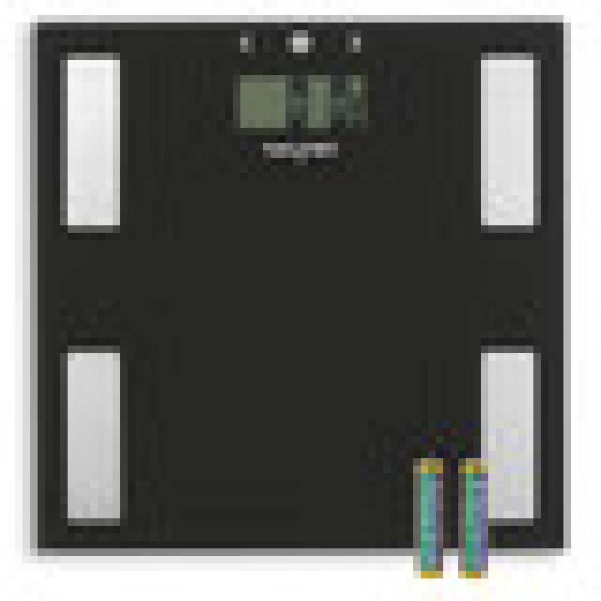 Salter Glass Analyser Bathroom Scale, Black