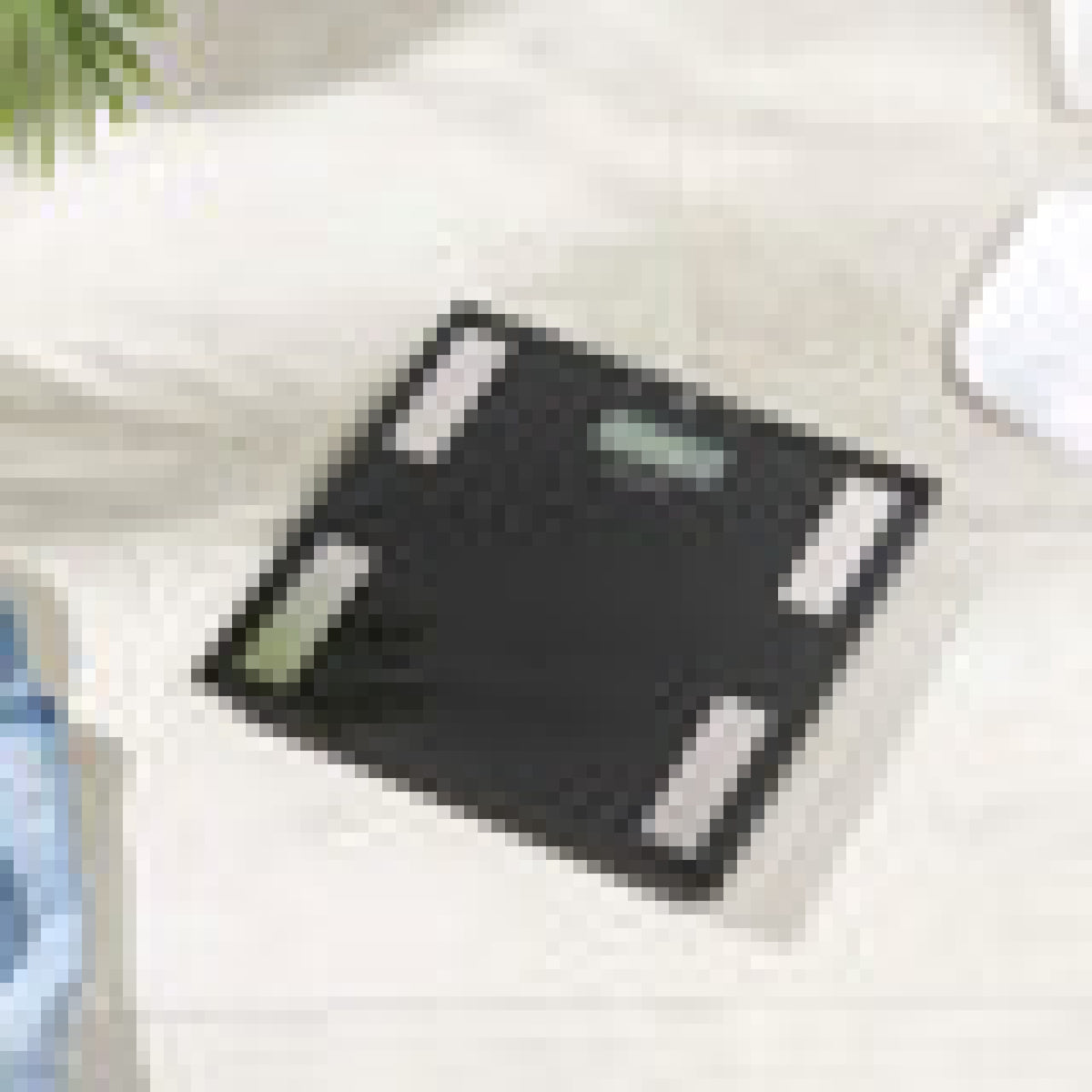 Salter Glass Analyser Bathroom Scale, Black