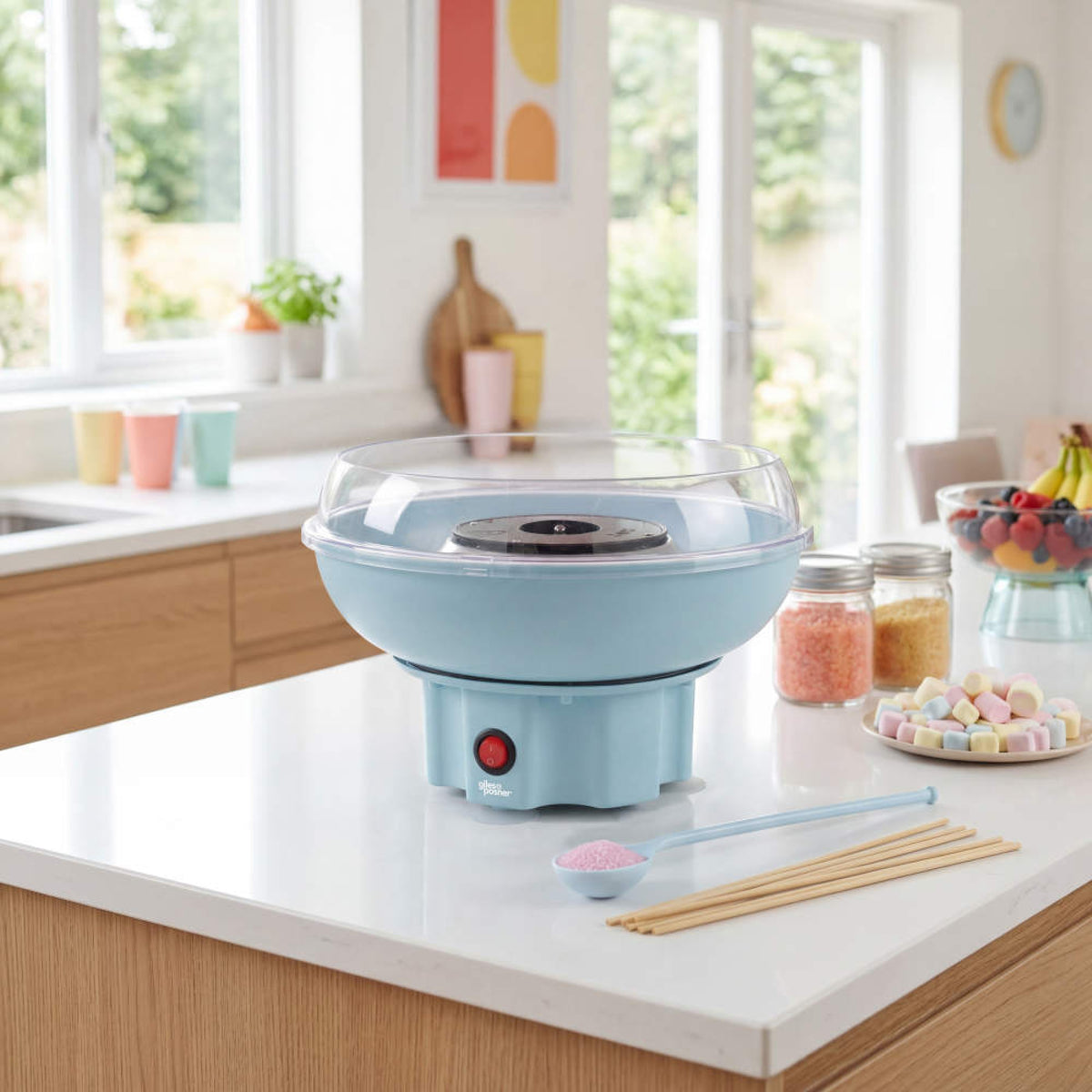 Giles & Posner Sorbet Candyfloss Maker, Matt Blue
