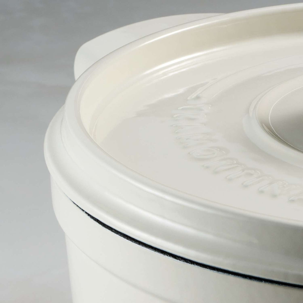 Tramontina 26cm Cast Iron Enamel Casserole, Latte