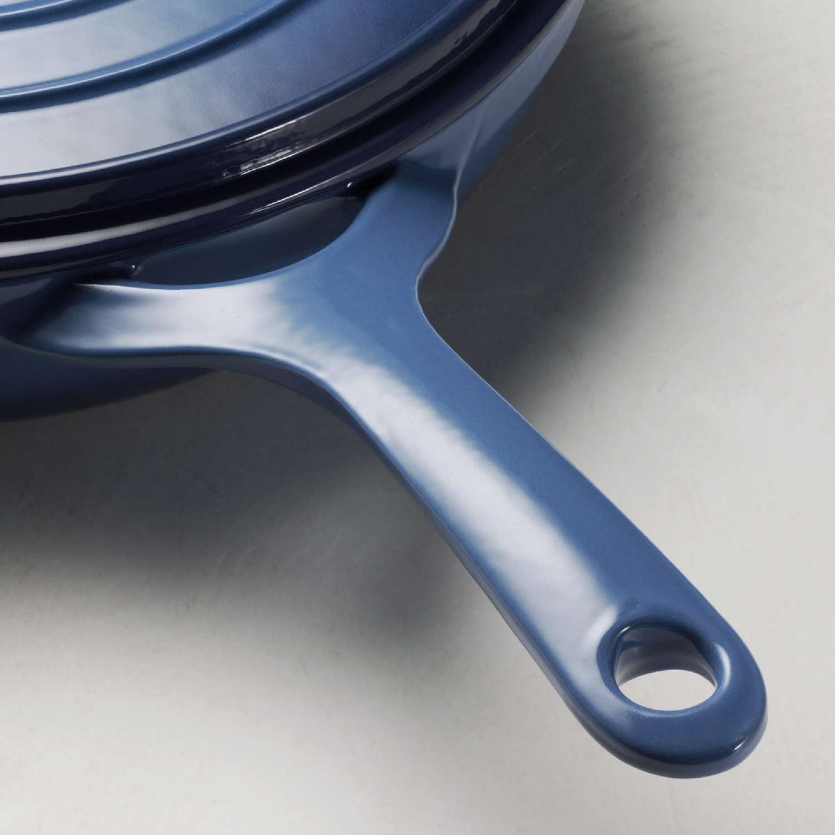 Tramontina 30cm Cast Iron Enamel Sauté Pan, Blue