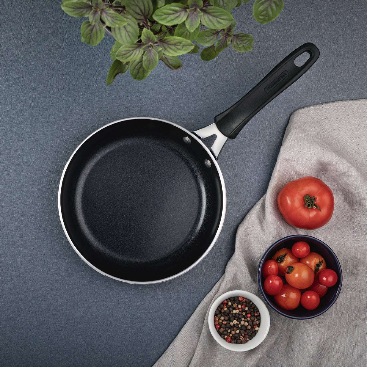 Tramontina Tunis 24cm Ceramic Frying Pan, Blue