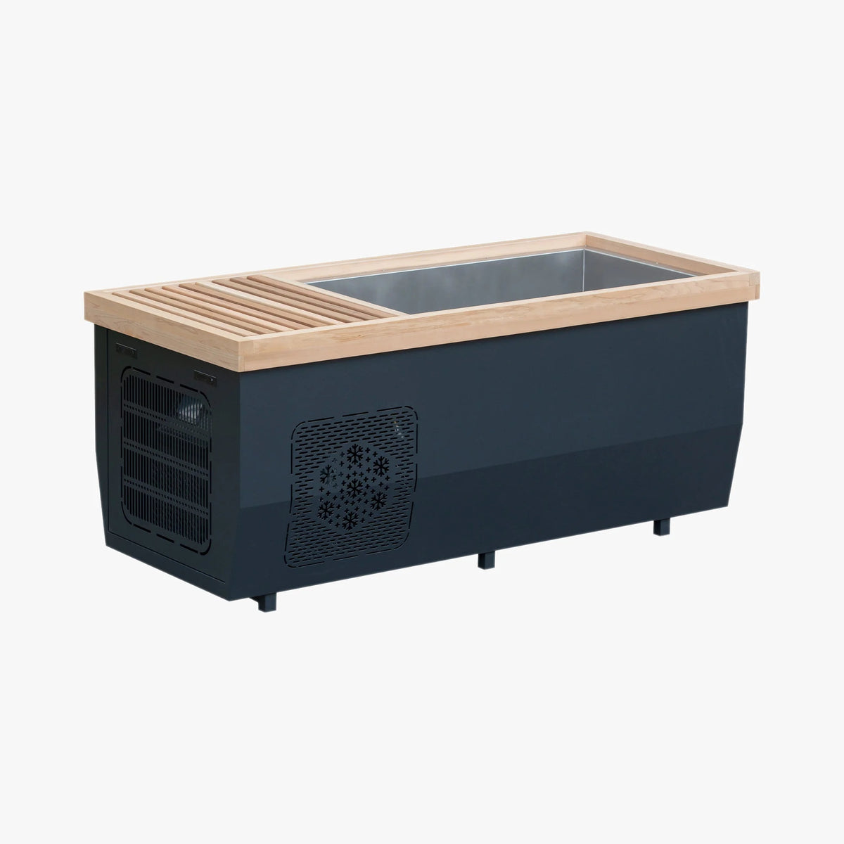 Tribe Ultra Ice Bath, Stainless Steel and Canadian Red Cedar - HOME GYM / SAUNA/ ICE BATHS - Beattys of Loughrea