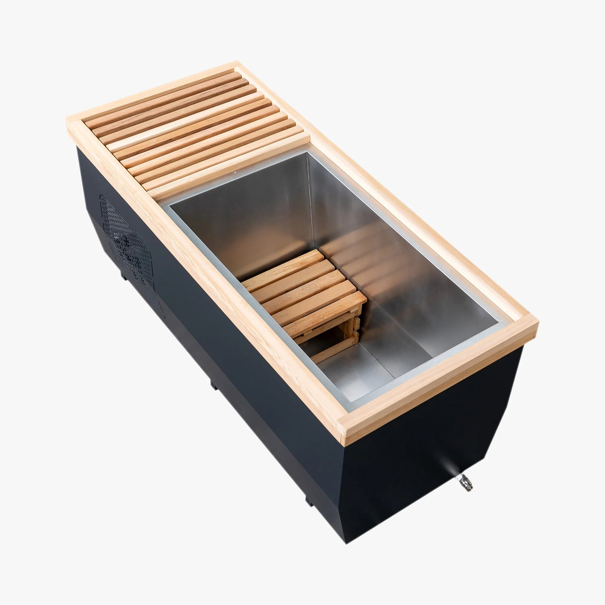 Tribe Ultra Ice Bath, Stainless Steel and Canadian Red Cedar - HOME GYM / SAUNA/ ICE BATHS - Beattys of Loughrea