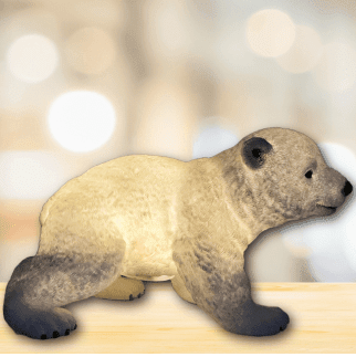 Polar Bear LED Lamp, 33cm - TABLE/BEDSIDE LAMPS - Beattys of Loughrea