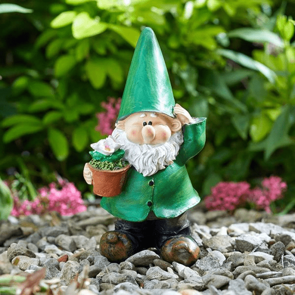 Potting Wilf Garden Ornament - GARDEN ORNAMENTS INCL SOLAR - Beattys of Loughrea