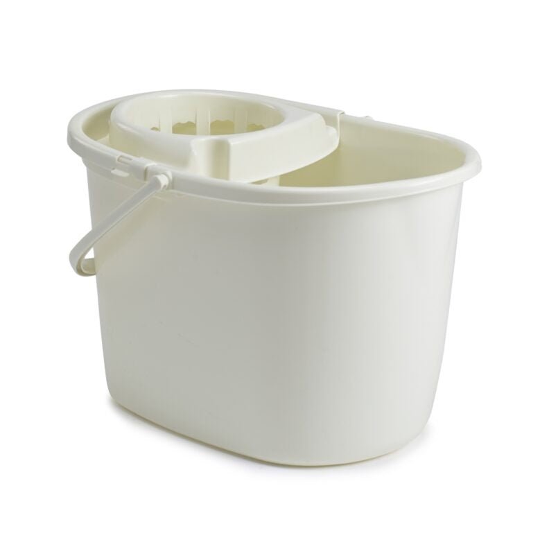 Whitefurze 15Lt Deluxe Mop Bucket Cream - CLEANING - MOP & BUCKET - Beattys of Loughrea