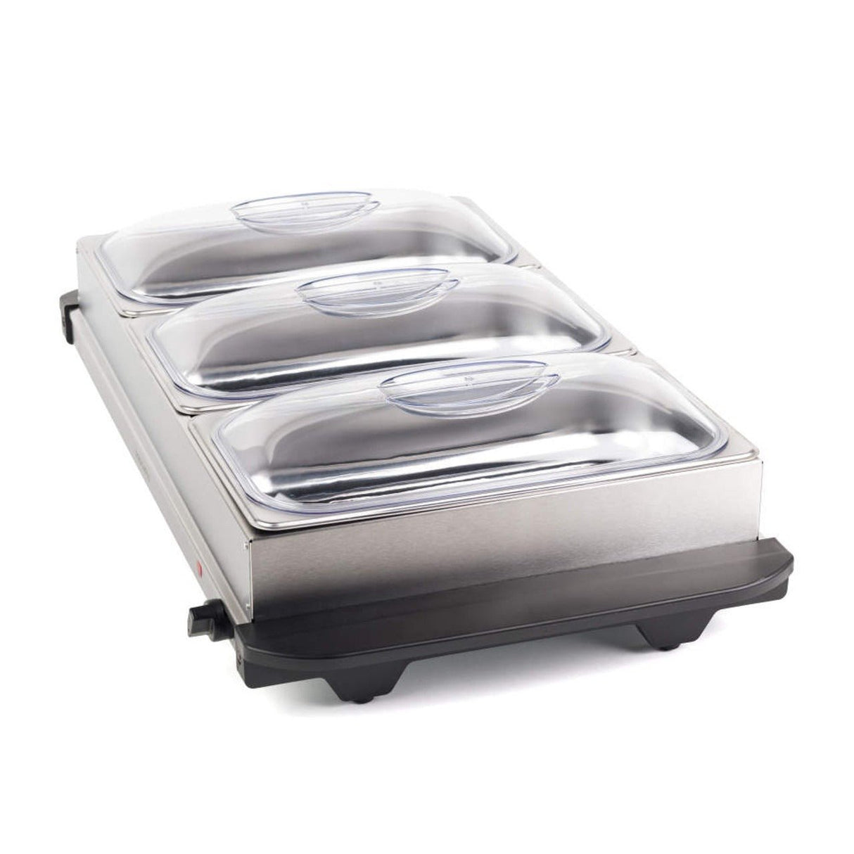 Progress Large Portable Three Food Warmer Buffet Server, 3 x 2.5L - PLATE/FOOD WARMER - Beattys of Loughrea