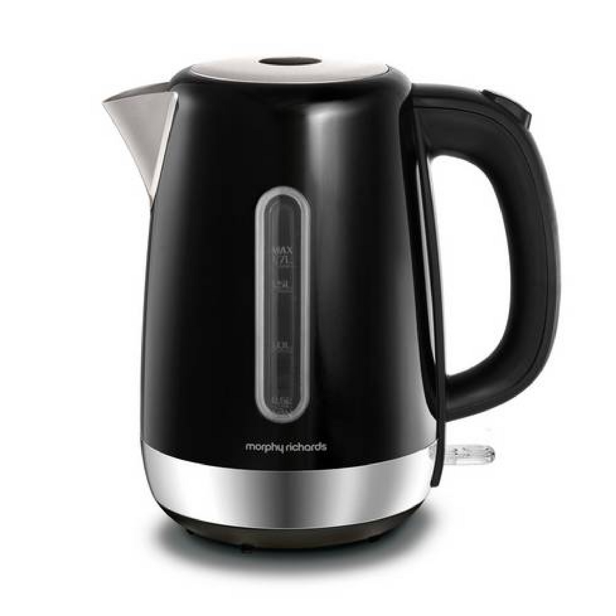 Morphy Richards Equip Jug Kettle 1.7 Litre Black - KETTLES - Beattys of Loughrea