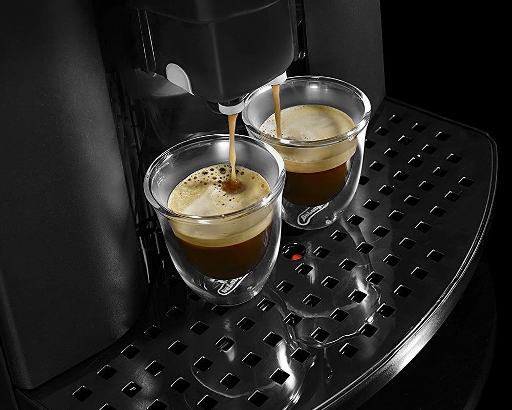 Delonghi Caffe Corso Black & Silver Bean To Cup Coffee Machine - COFFEE MAKERS / ACCESSORIES - Beattys of Loughrea