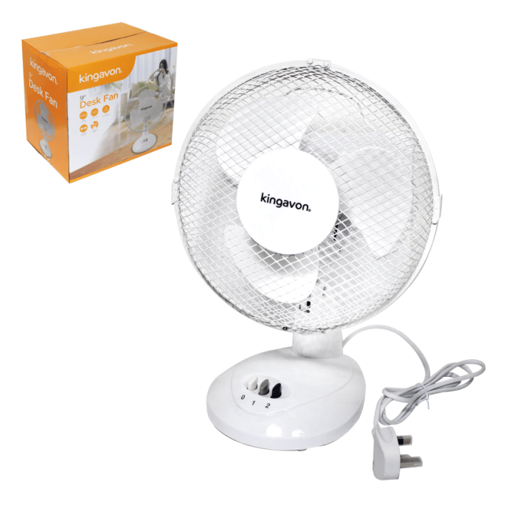 Kingavon 9" Desk Fan BB - FA100 - FANS - Beattys of Loughrea