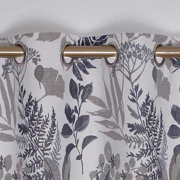 Duchess Navy Eyelet Curtains – 90" × 90" (229 × 229 cm) - CURTAINS - READY MADE - Beattys of Loughrea