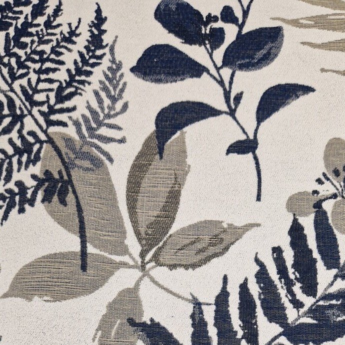 Duchess Navy Eyelet Curtains – 90" × 90" (229 × 229 cm) - CURTAINS - READY MADE - Beattys of Loughrea