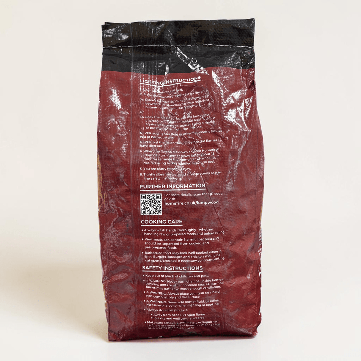 Homefire Lumpwood Charcoal 2.5kg - BBQ FUEL BBQ TOOLS, ACCESSORIES , TENT PEGS - Beattys of Loughrea