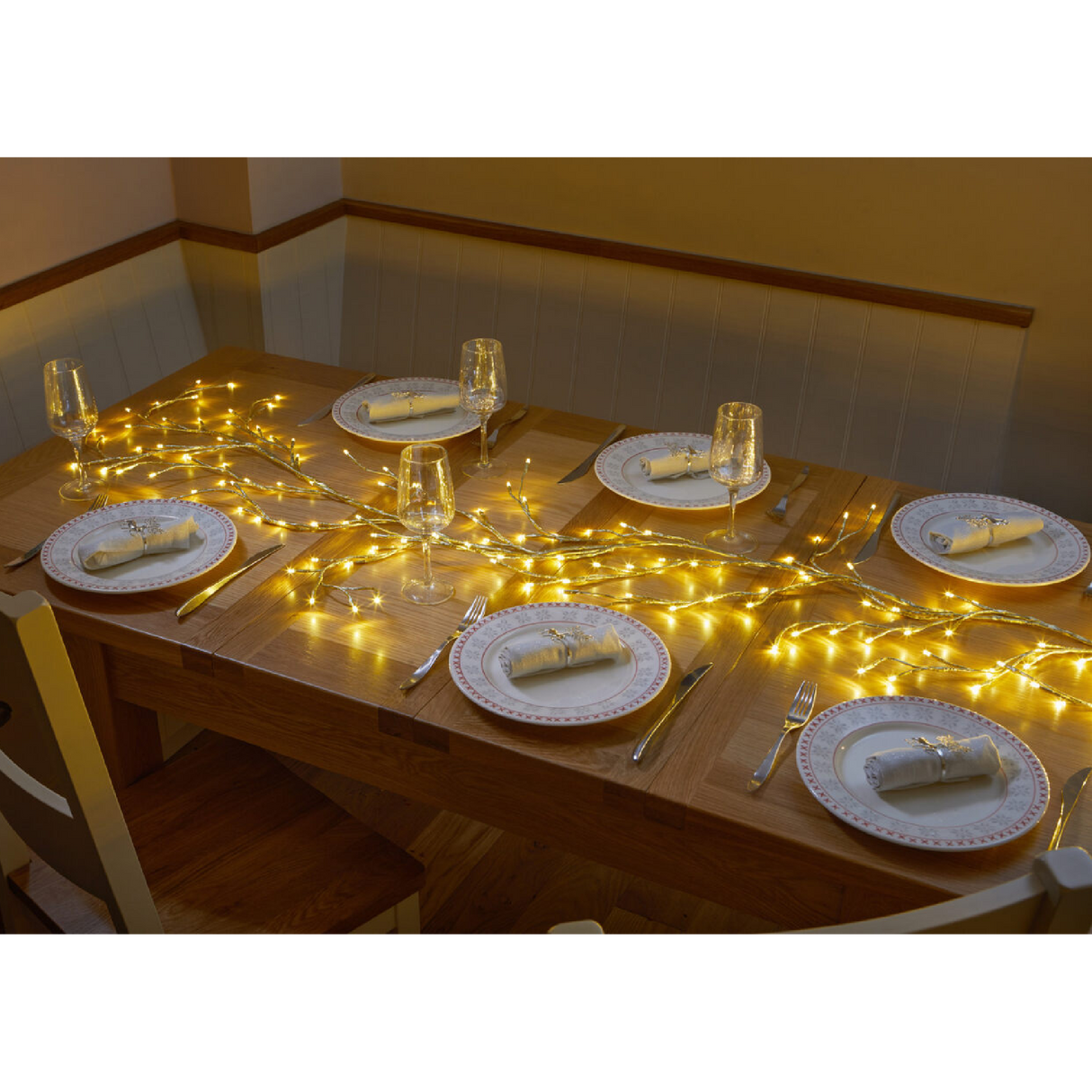 144 LED LightVine - Warm White - XMAS BRANCHES/ TABLE DISPLAYS - Beattys of Loughrea