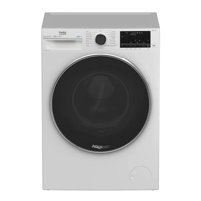 Beko AquaTech White Freestanding 8kg Washing Machine | B5W5841AW - WASHING MACHINE WASHER - Beattys of Loughrea