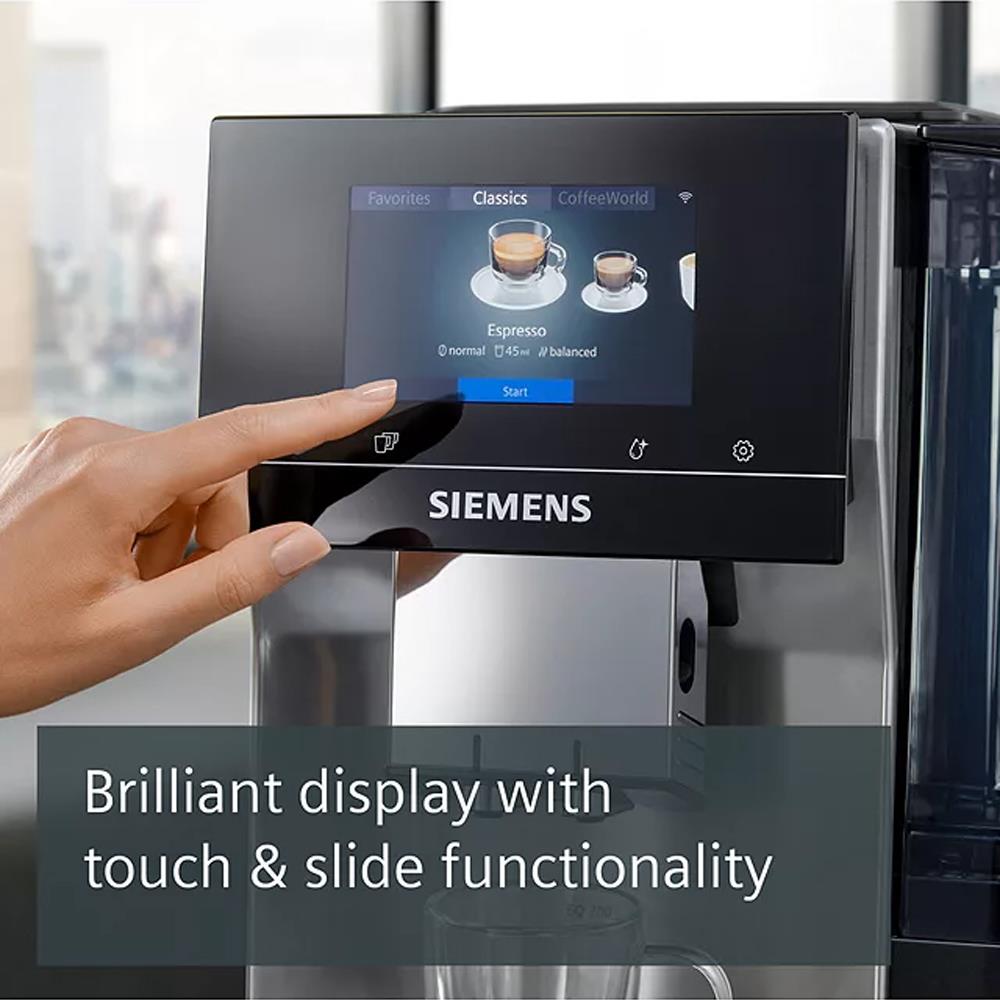 Siemens EQ700 Smart Bean To Cup Coffee Machine Graphite Grey - COFFEE MAKERS / ACCESSORIES - Beattys of Loughrea