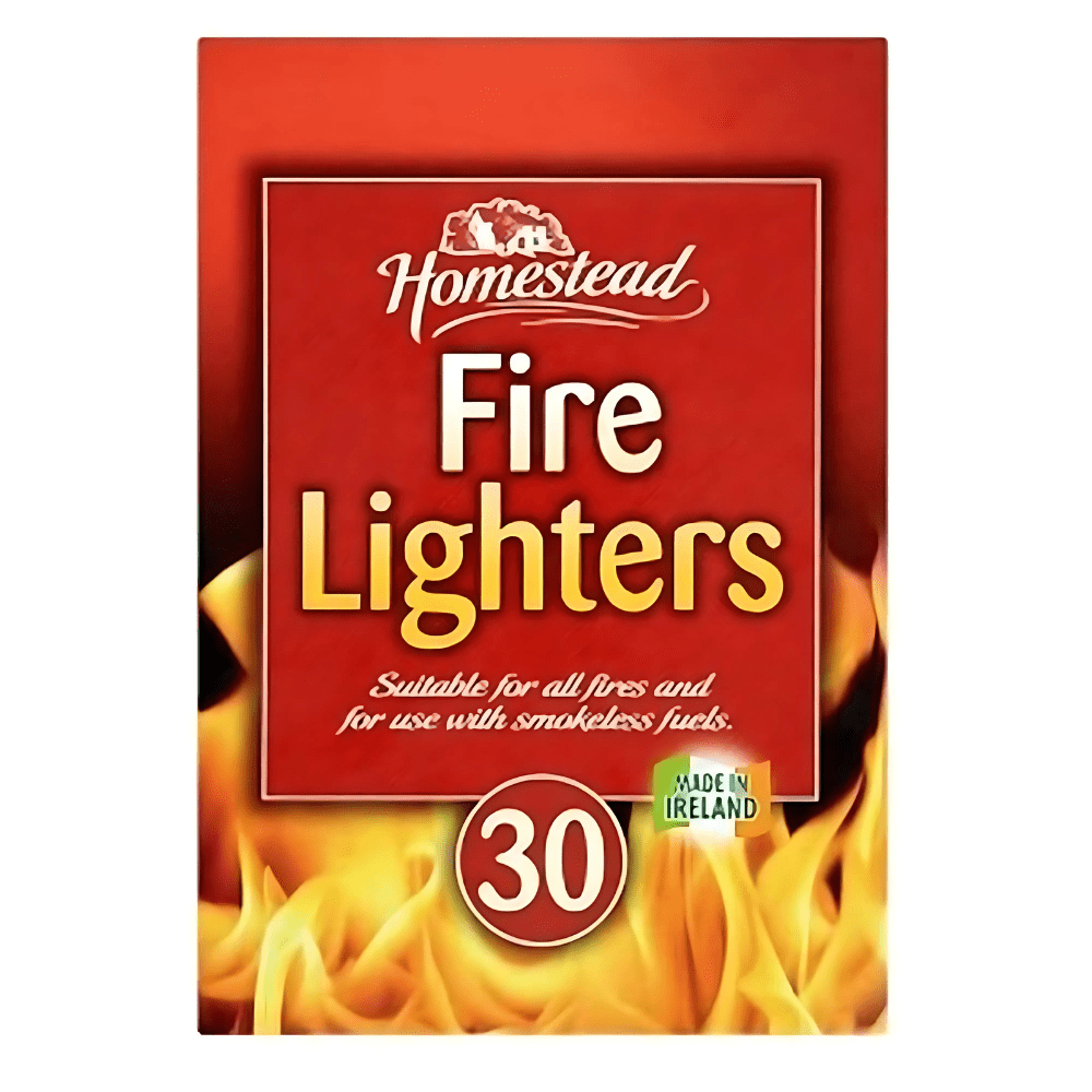 Homestead Firelighters 30pk - ACCS - FIRELIGHTER,LOGS,FIRE STARTERS - Beattys of Loughrea