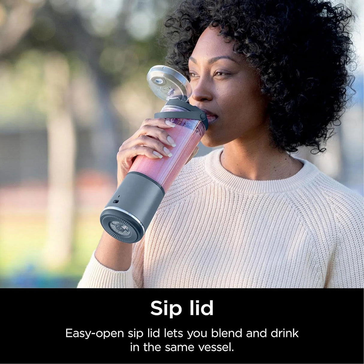 Ninja Blast Cordless Portable Blender Denim Blue | BC151UKNV