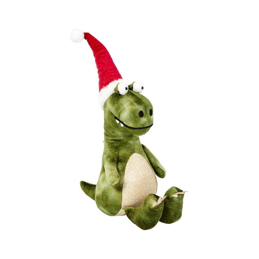Zilla Green Festive Dino - XMAS SOFT DECOS - Beattys of Loughrea