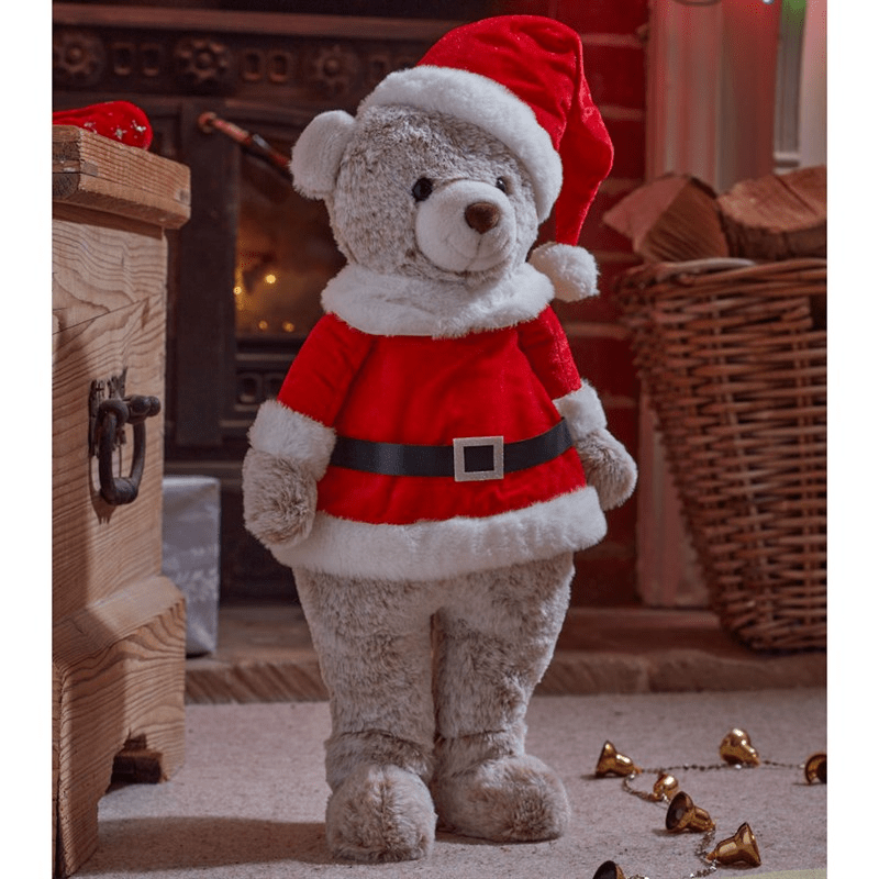 Three Kings Teddy Santa Large Standing Christmas Decoration - XMAS SOFT DECOS - Beattys of Loughrea