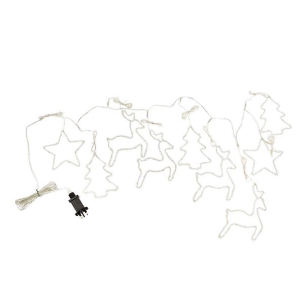 327 LEDs Festive Curtain Lights - Cool White - XMAS LIGHTS LED - Beattys of Loughrea