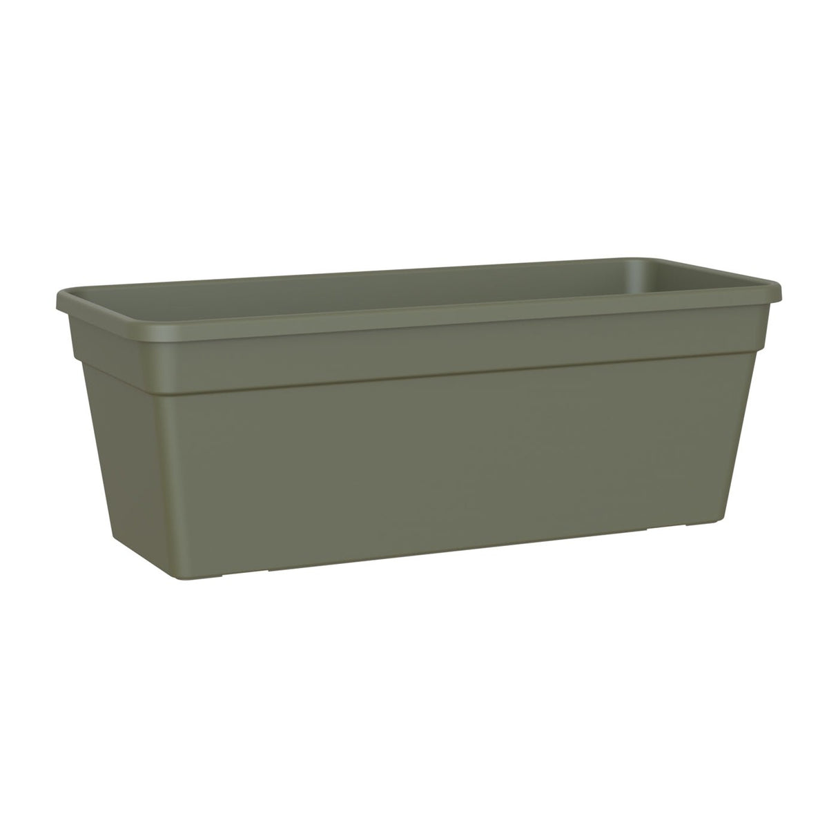 Madagascar Window Box 40cm Green - PLASTIC FLOWER POT - Beattys of Loughrea