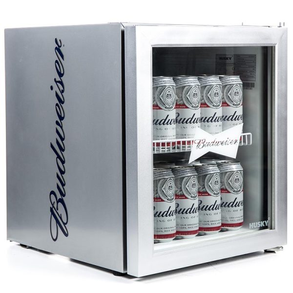 Husky 43 Litre Budweiser Mini Fridge/Drinks Cooler - FRIDGE PORTABLE/ CAMPING - Beattys of Loughrea