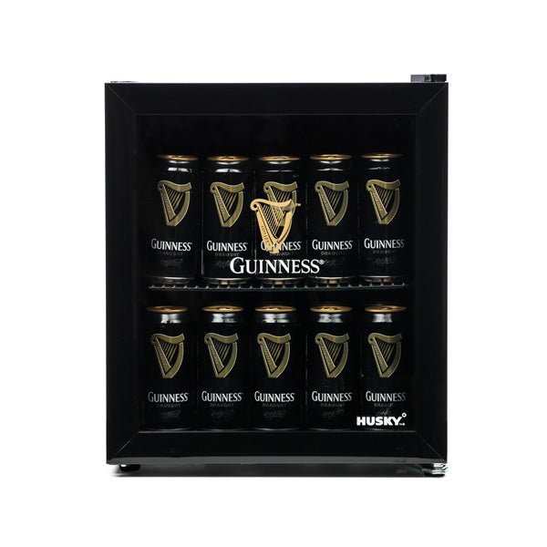 Husky 43 Litre Guinness Mini Fridge/Drinks Cooler - FRIDGE PORTABLE/ CAMPING - Beattys of Loughrea