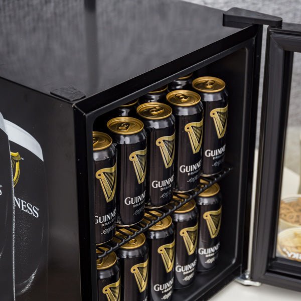 Husky 43 Litre Guinness Mini Fridge/Drinks Cooler - FRIDGE PORTABLE/ CAMPING - Beattys of Loughrea