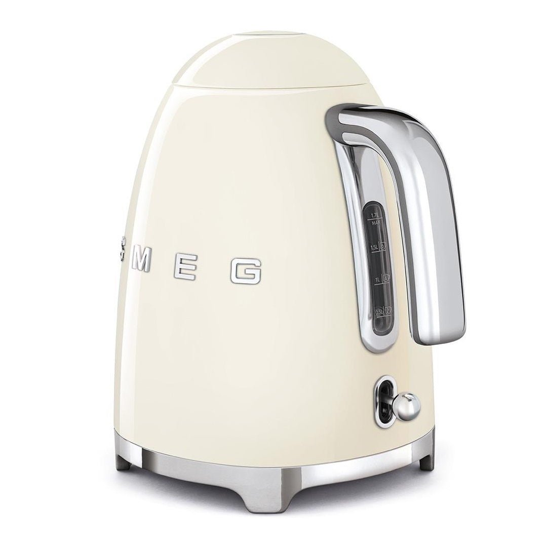 Smeg Retro 50's Style 1.7 Litre Kettle | Cream - KETTLES - Beattys of Loughrea